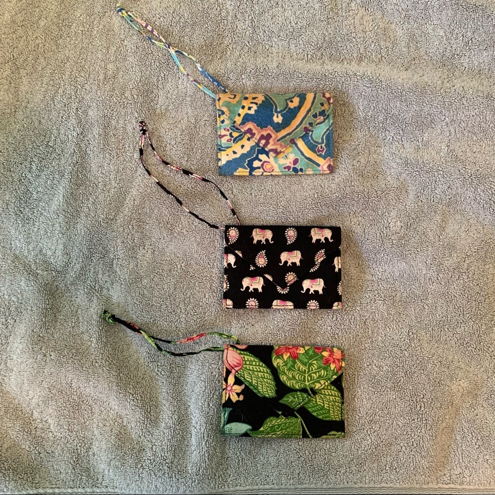 3 Vera Bradley Luggage Tags